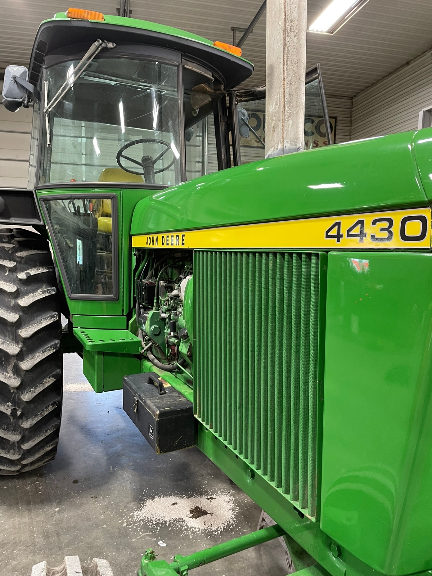John Deere tractor with deep green paint protected by ROAR Ceramic Coating in northern Missouri